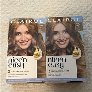 NWT Clairol Nice n Easy Hair Dye Dark Ash Blonde